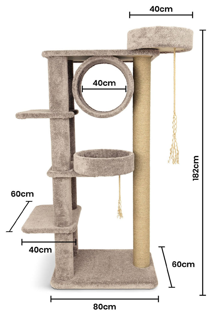 Bosscat Cat Scratch Pole Luna Carpet/sisal Ef11c