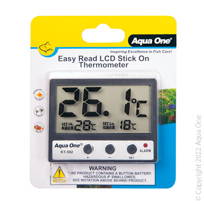 Aqua One Thermometer LCD Stick On