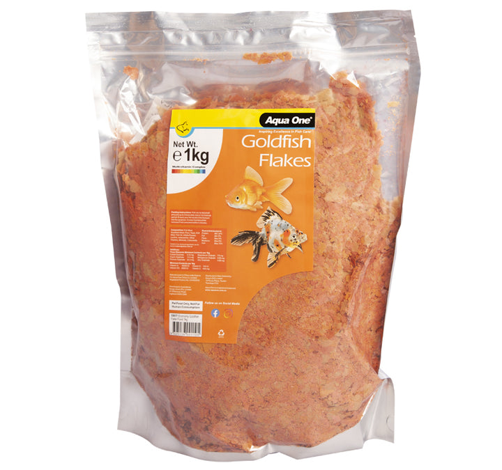 Aqua One Goldfish Flake Bulk 1kg