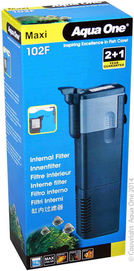 Aqua One Internal Filter Maxi 102F