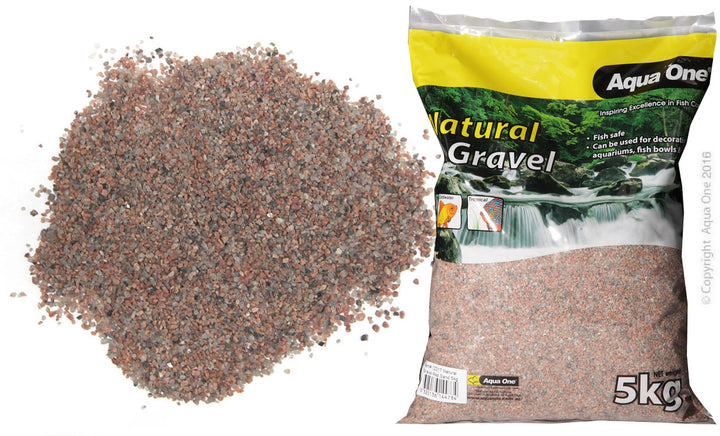 Aqua One Gravel Red Sand 5kg