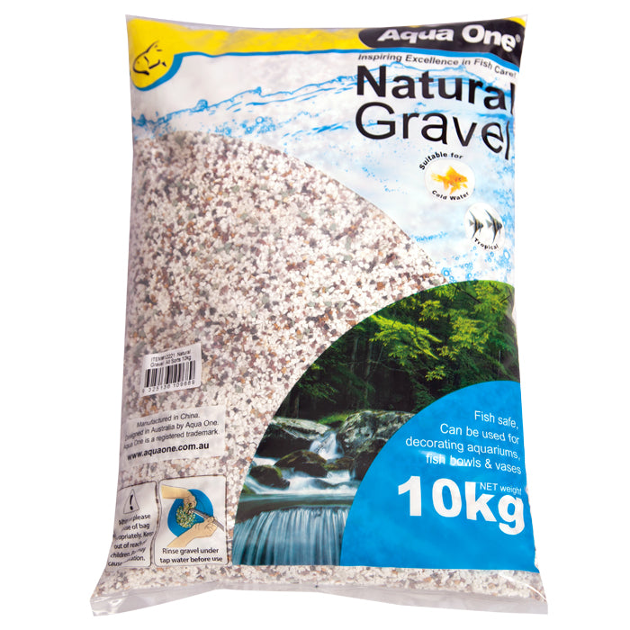 Aqua One All Sorts Natural Gravel 10kg