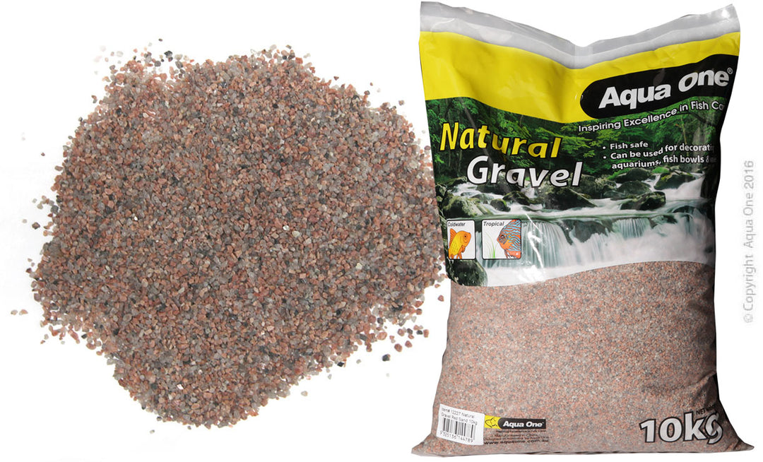 Aqua One Gravel Red Sand 10kg