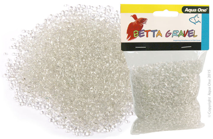 Aqua One Glass Betta Gravel - Clear 350g