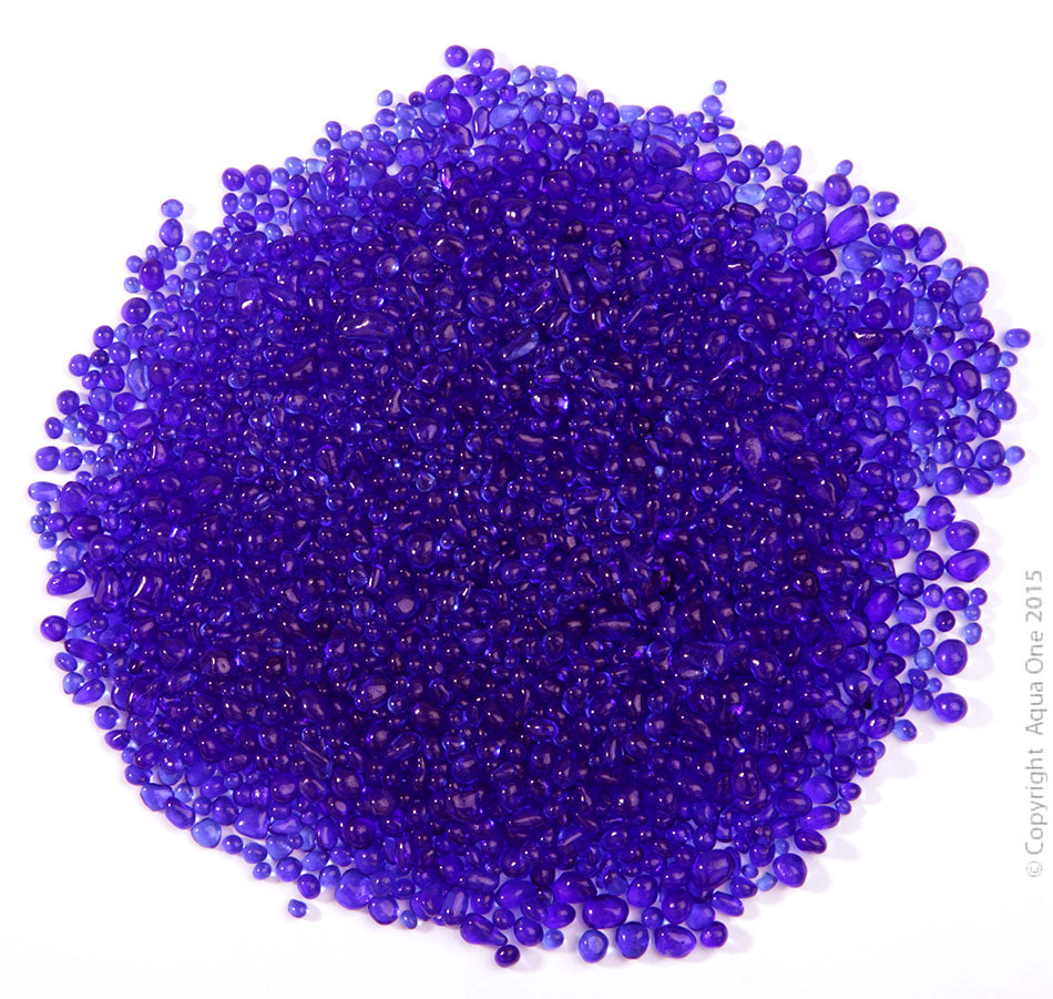 Aqua One Glass Betta Gravel - Purple 350g