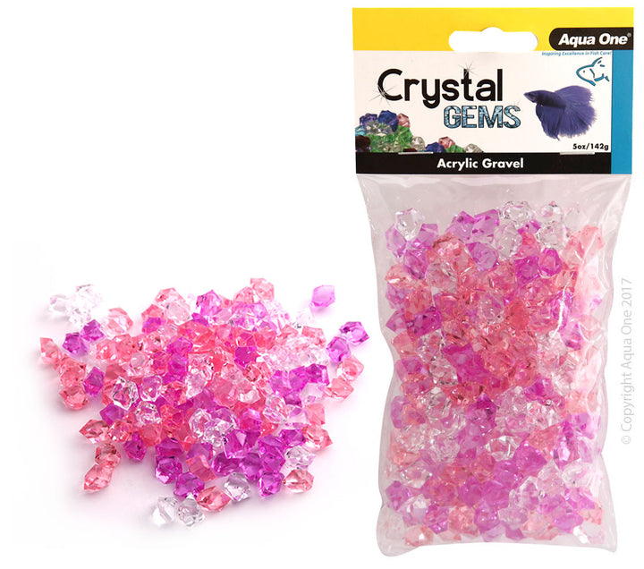 Aqua One Acrylic Crystal Gems Acrylic - Purple Passion 145g