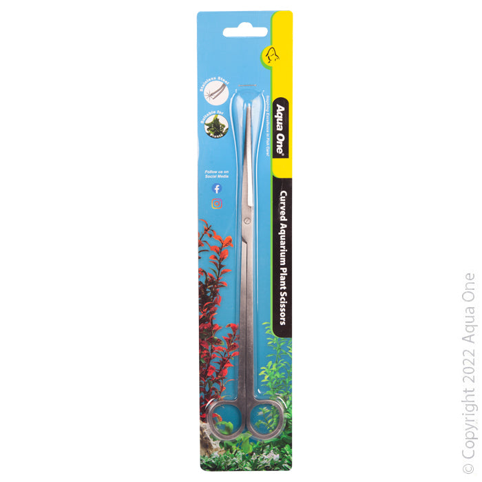 Aqua One Plant Scissors - Curved