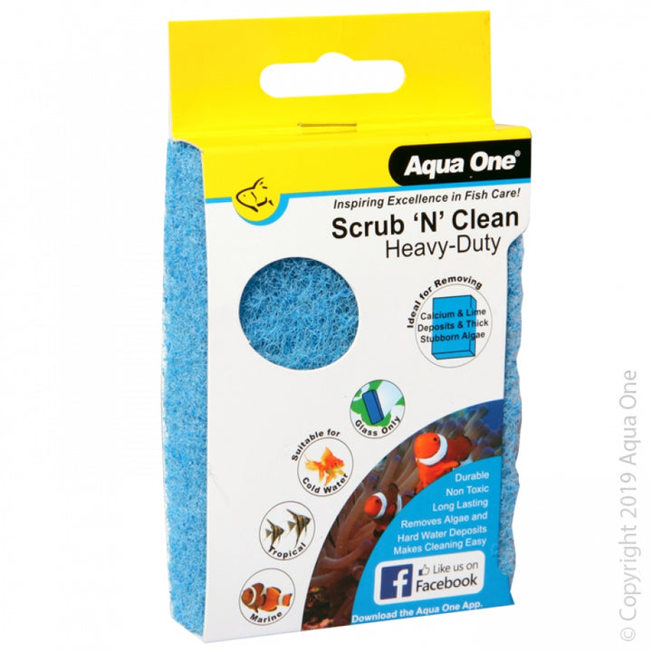 Aqua One Scrub 'N' Clean Algae Pad Heavy Duty