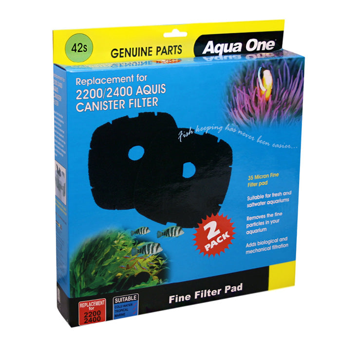 Aqua One Spare Parts Sponge 35ppi 2pk 42s Nautilus 2700