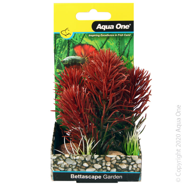 Aqua One Bettascape Bristleena Rock Garden - Red