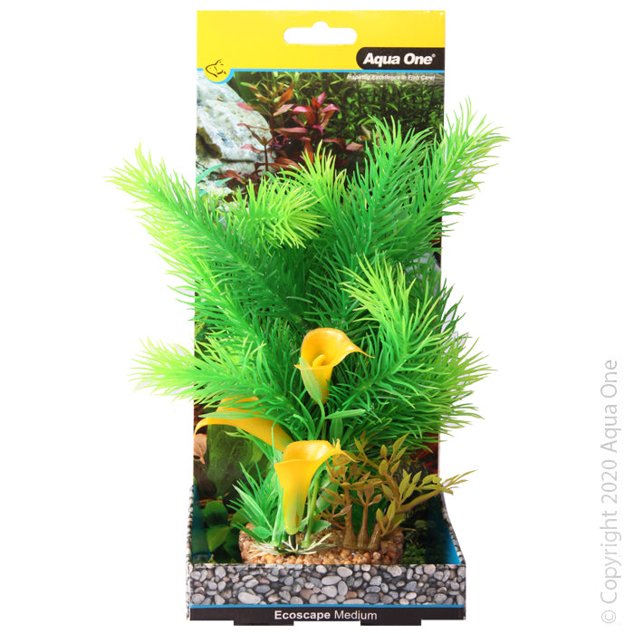 Aqua One Plants Ecoscape Calathea Driftwood Green