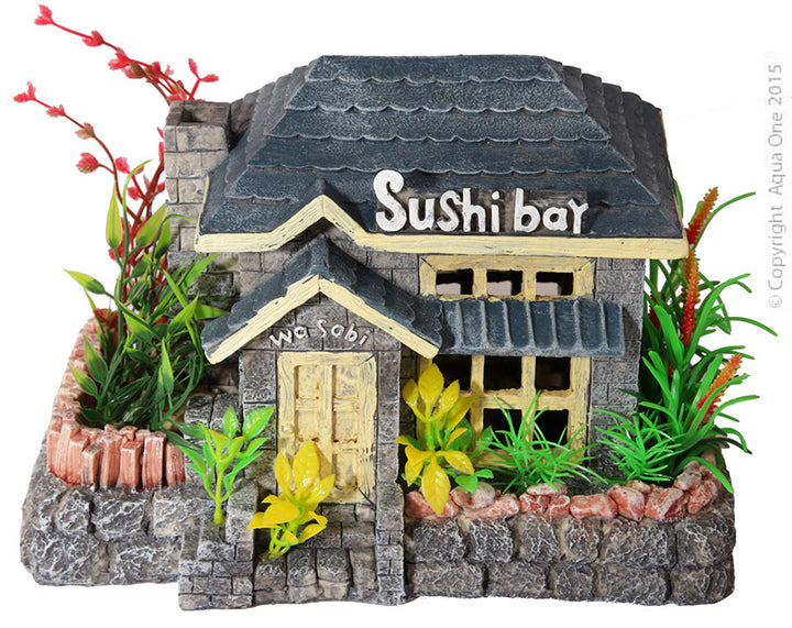 Aqua One Ornament Sushi Bar 26.5 X 15.5 X 17.5cm