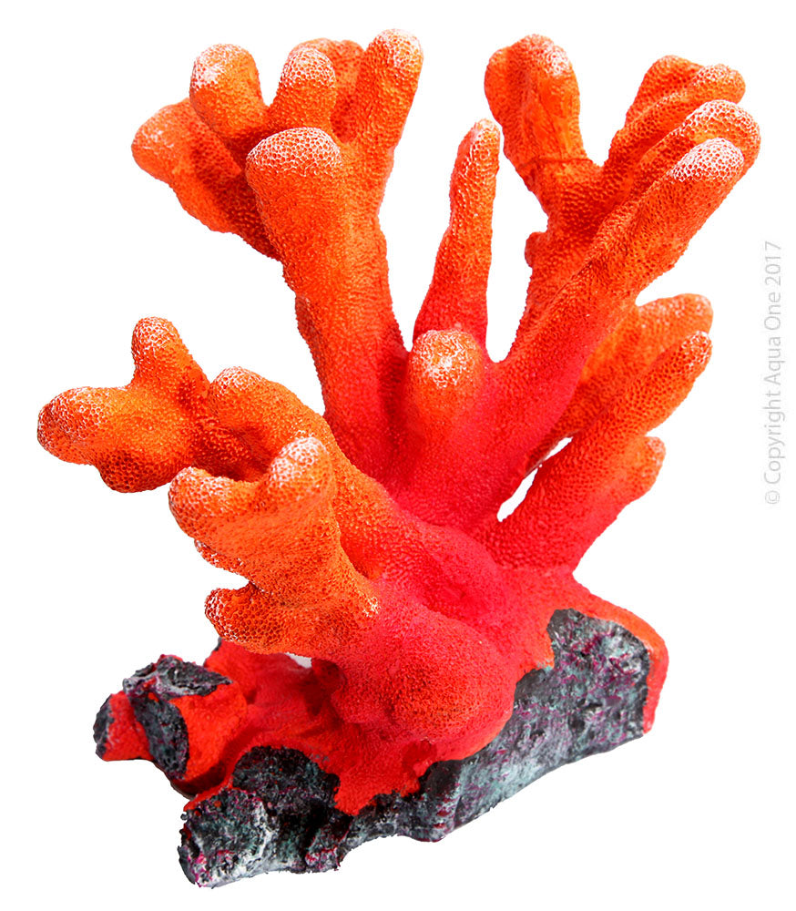 Aqua One Copi Coral Bird Nest - Medium Orange