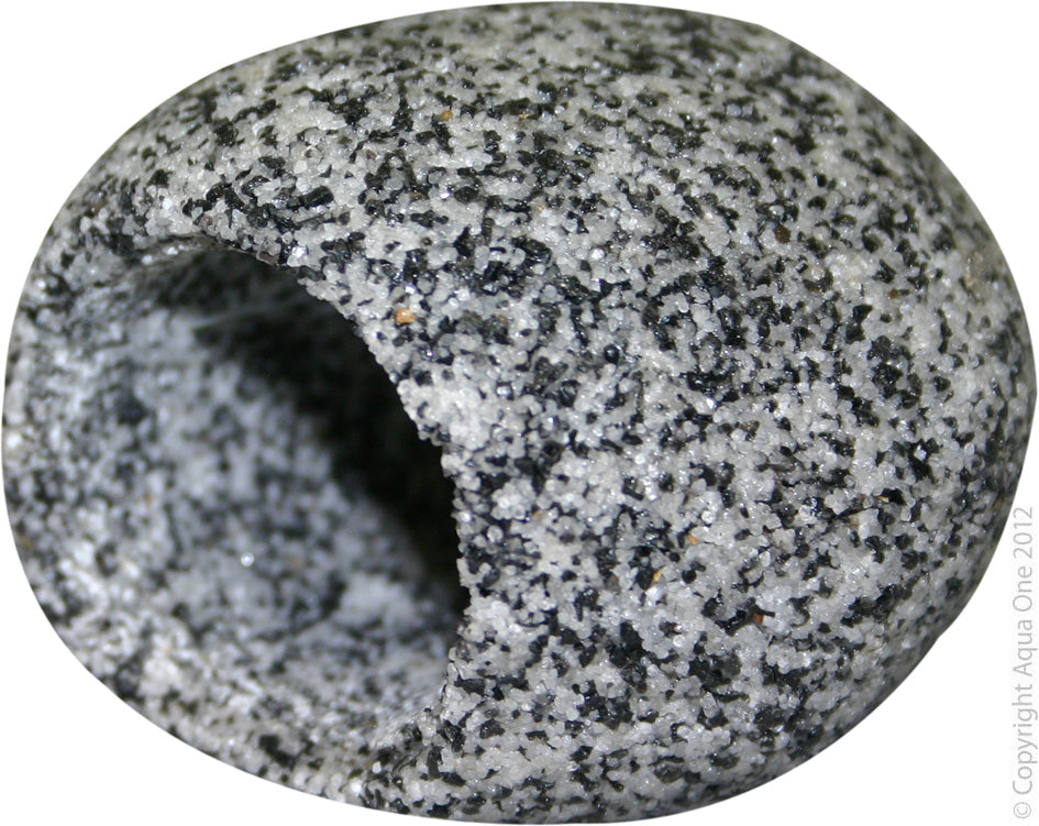 Aqua One Ornament Cave Round Xsmall Granite