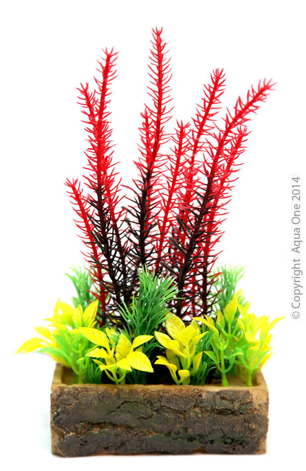 Aqua One Ornament Planter Box Red Egeria