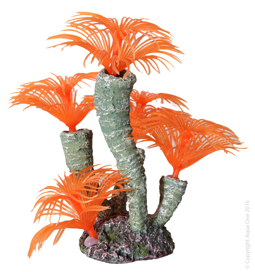 Aqua One Hermit Crab Tube Worm Tree - Orange