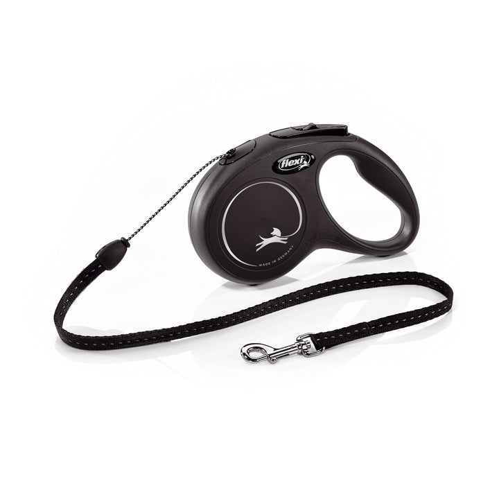 Flexi Classic Small 12kg 5m Black Retractable Lead