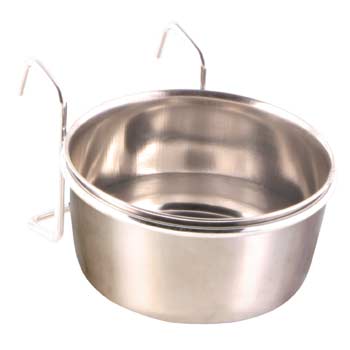 Trixie Coop Cup Stainless Steel With Hook 300ml