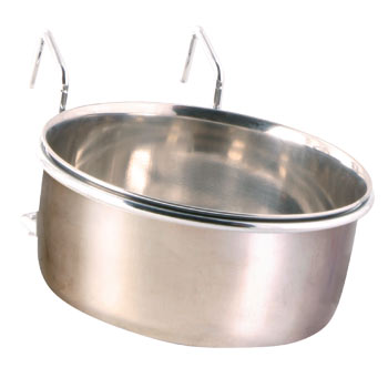 Trixie Coop Cup Stainless Steel With Hook 600ml