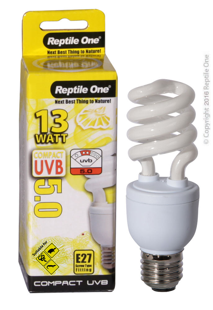 Reptile One Compact UVB 5.0 Bulb 13 Watt