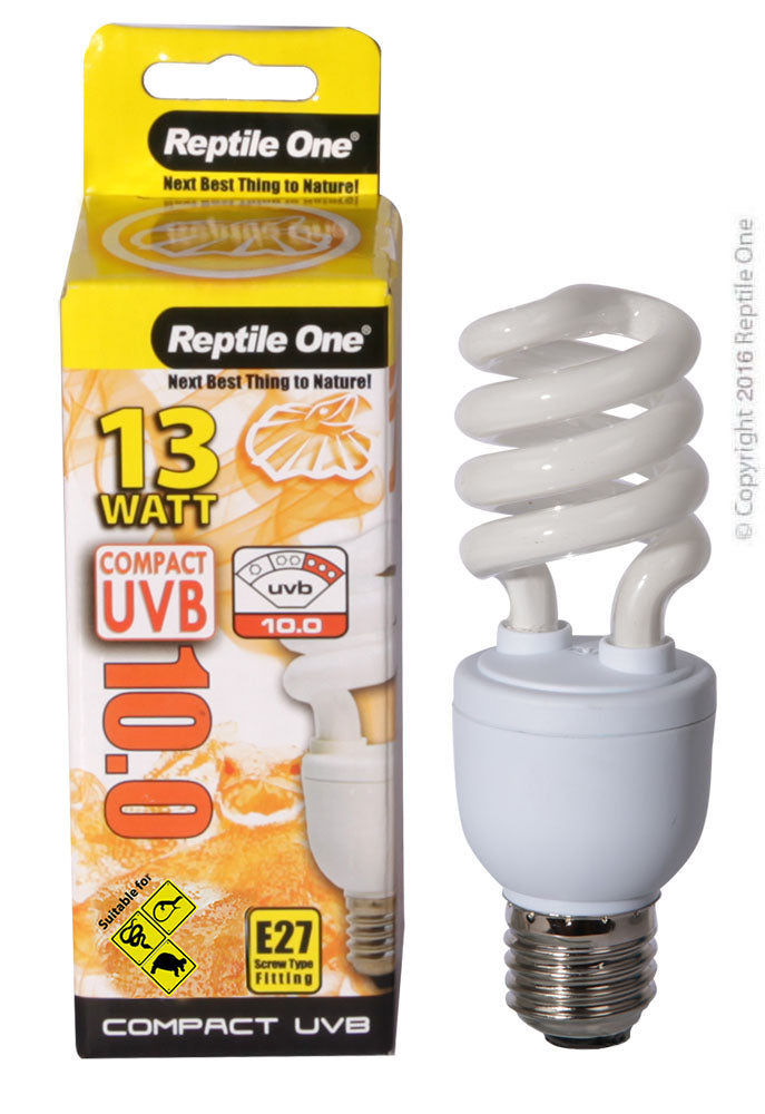 Reptile One Compact UVB 10.0 Bulb 13 Watt