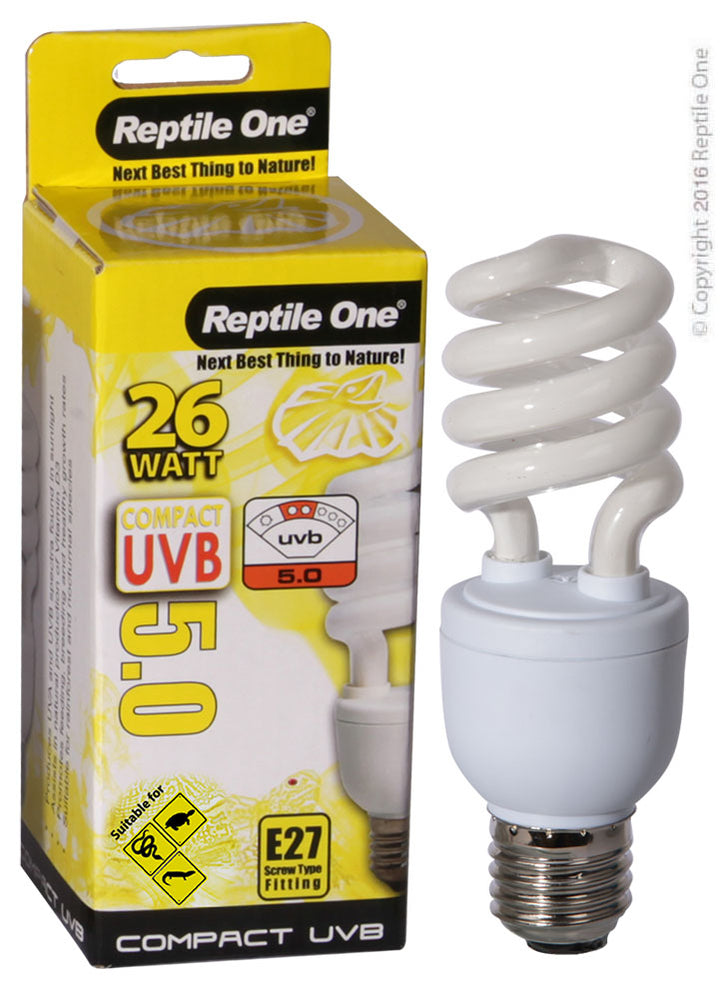 Reptile One Compact UVB 5.0 Bulb 26 Watt