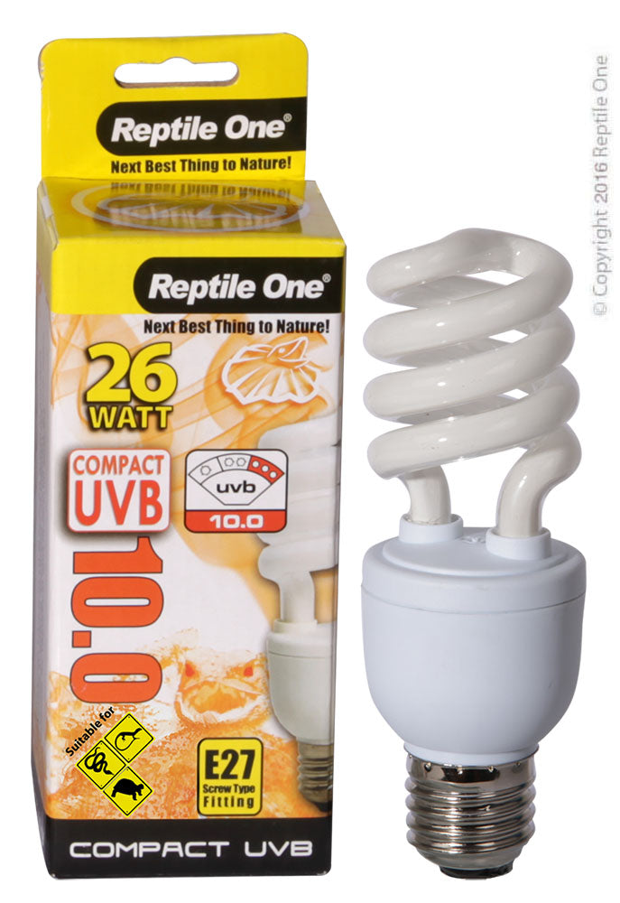 Reptile One Compact UVB 10.0 Bulb 26 Watt