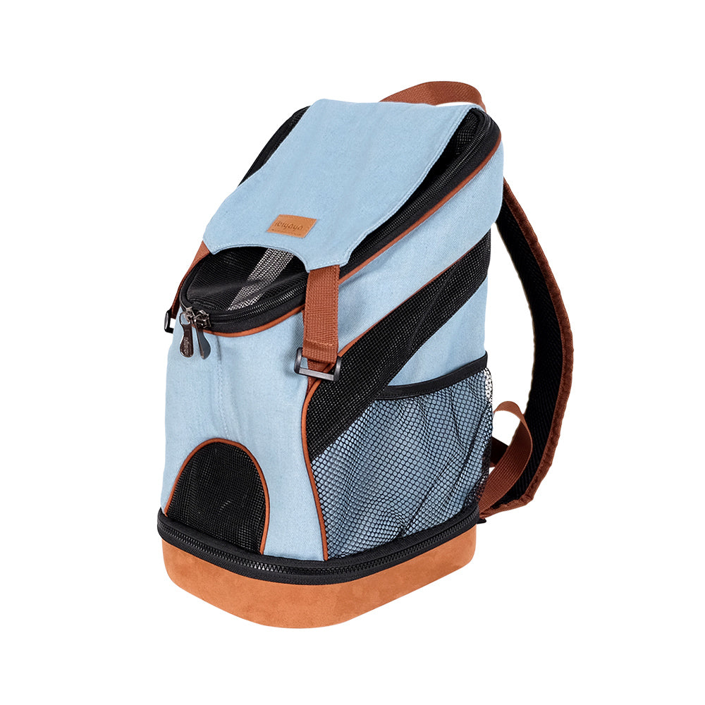 Ibiyaya Pet Backpack Denim Fun