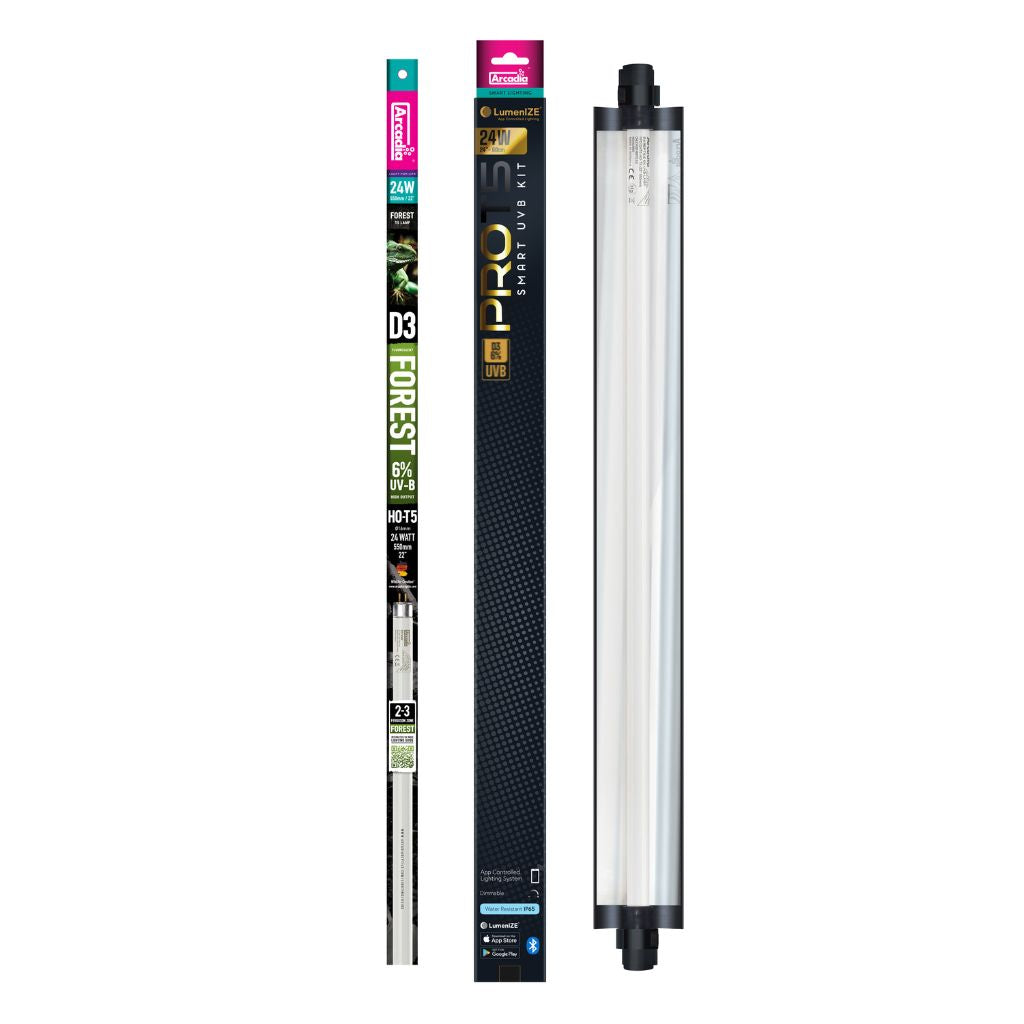 Arcadia Reflector Lumenize Pro T5 Smart Uvb Kit 6% 24w 60cm