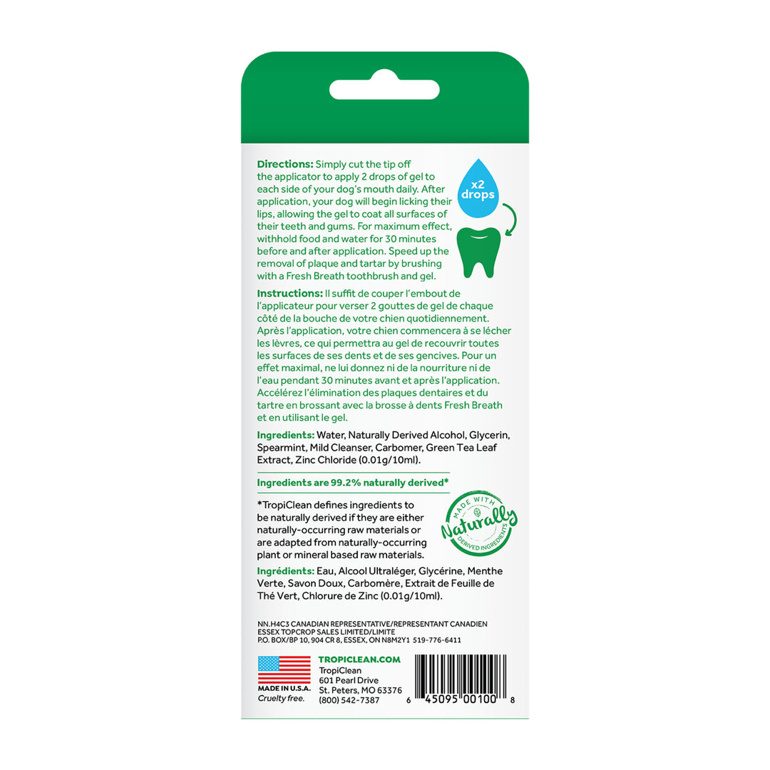 Tropiclean Clean Teeth Gel 118ml