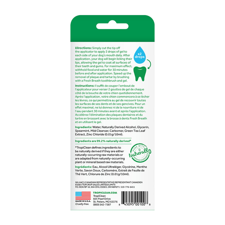 Tropiclean Clean Teeth Gel 118ml
