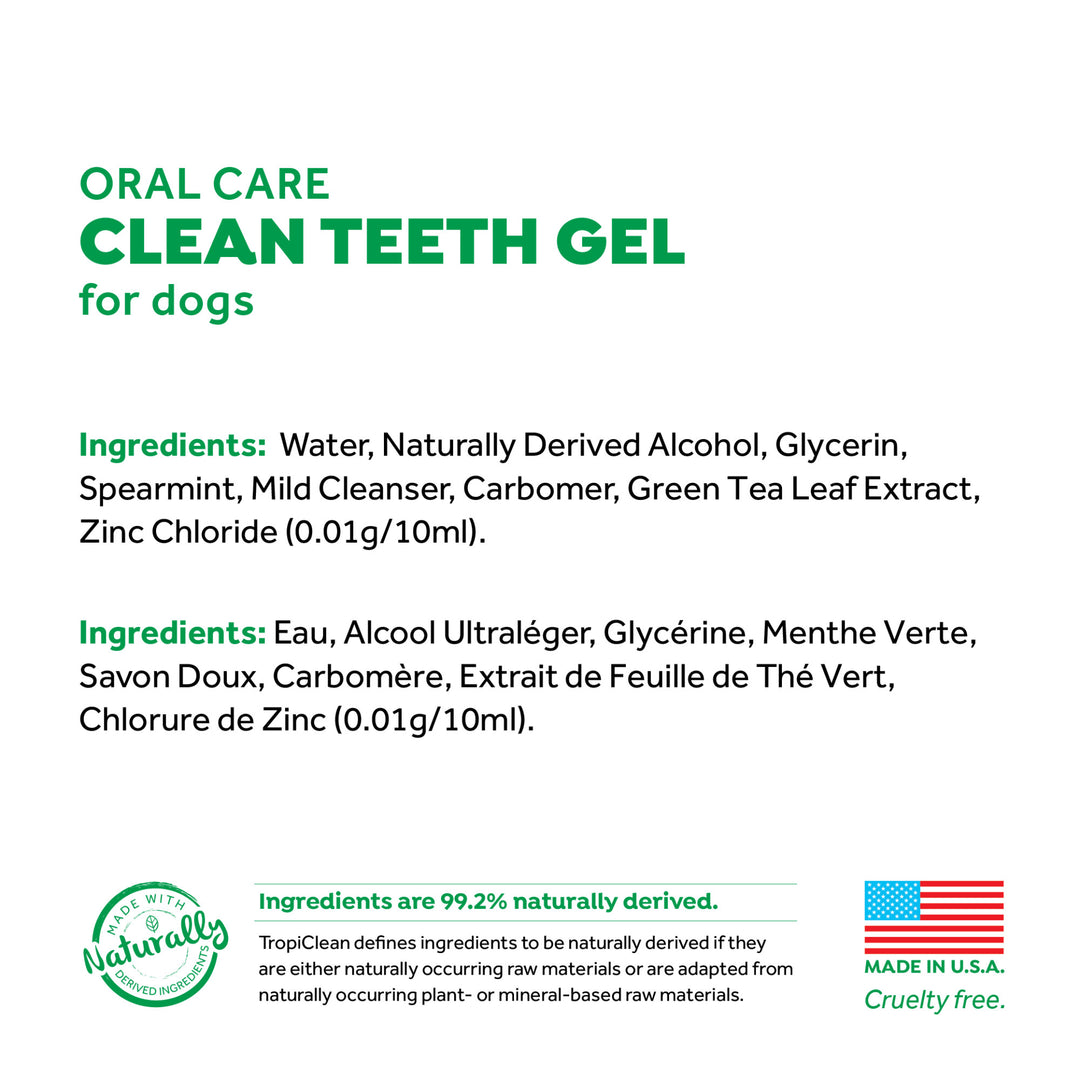 Tropiclean Clean Teeth Gel 59ml