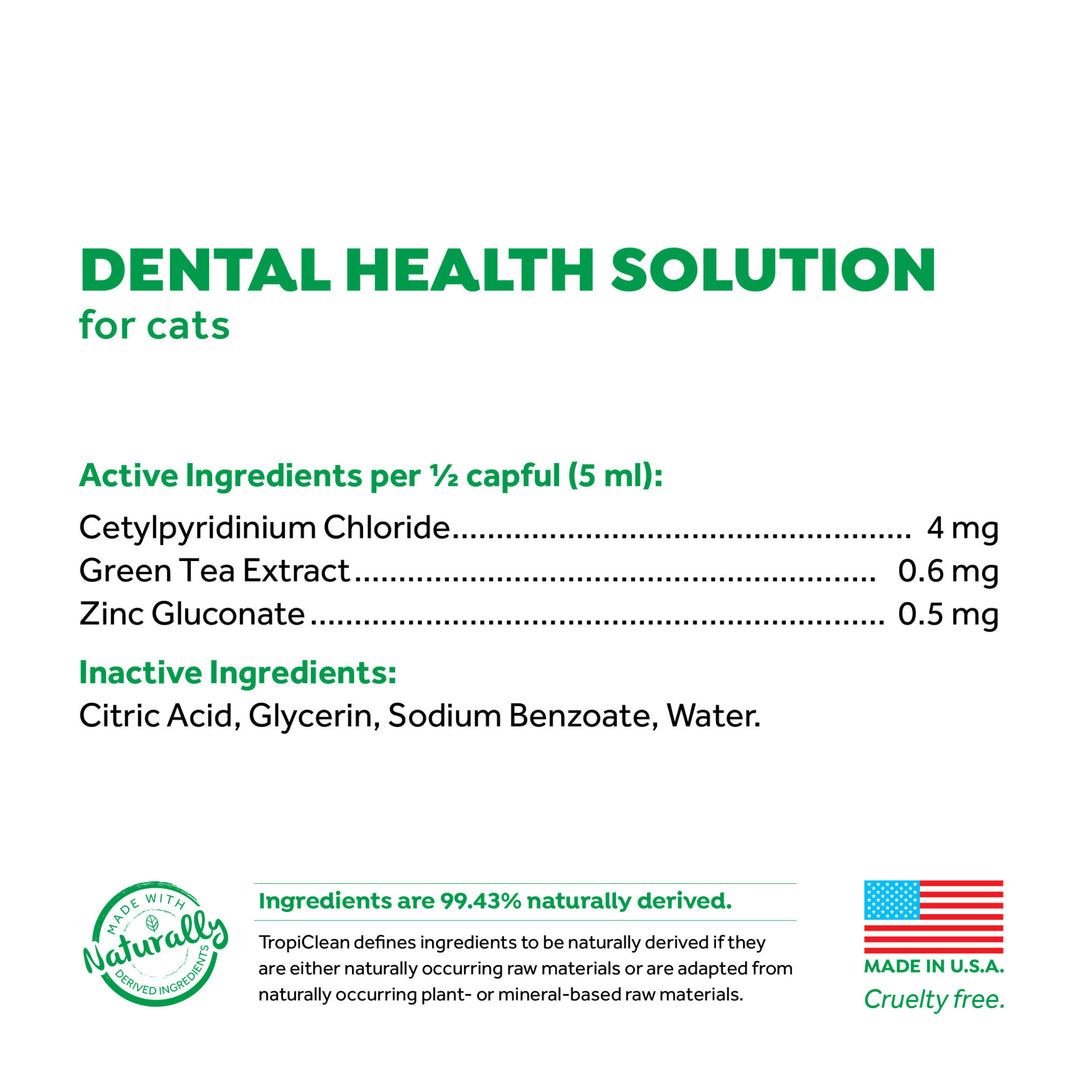 Tropiclean Oral Care Water Additive For Cats 473ml