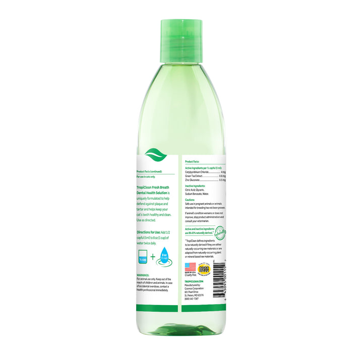Tropiclean Oral Care Water Additive For Cats 473ml