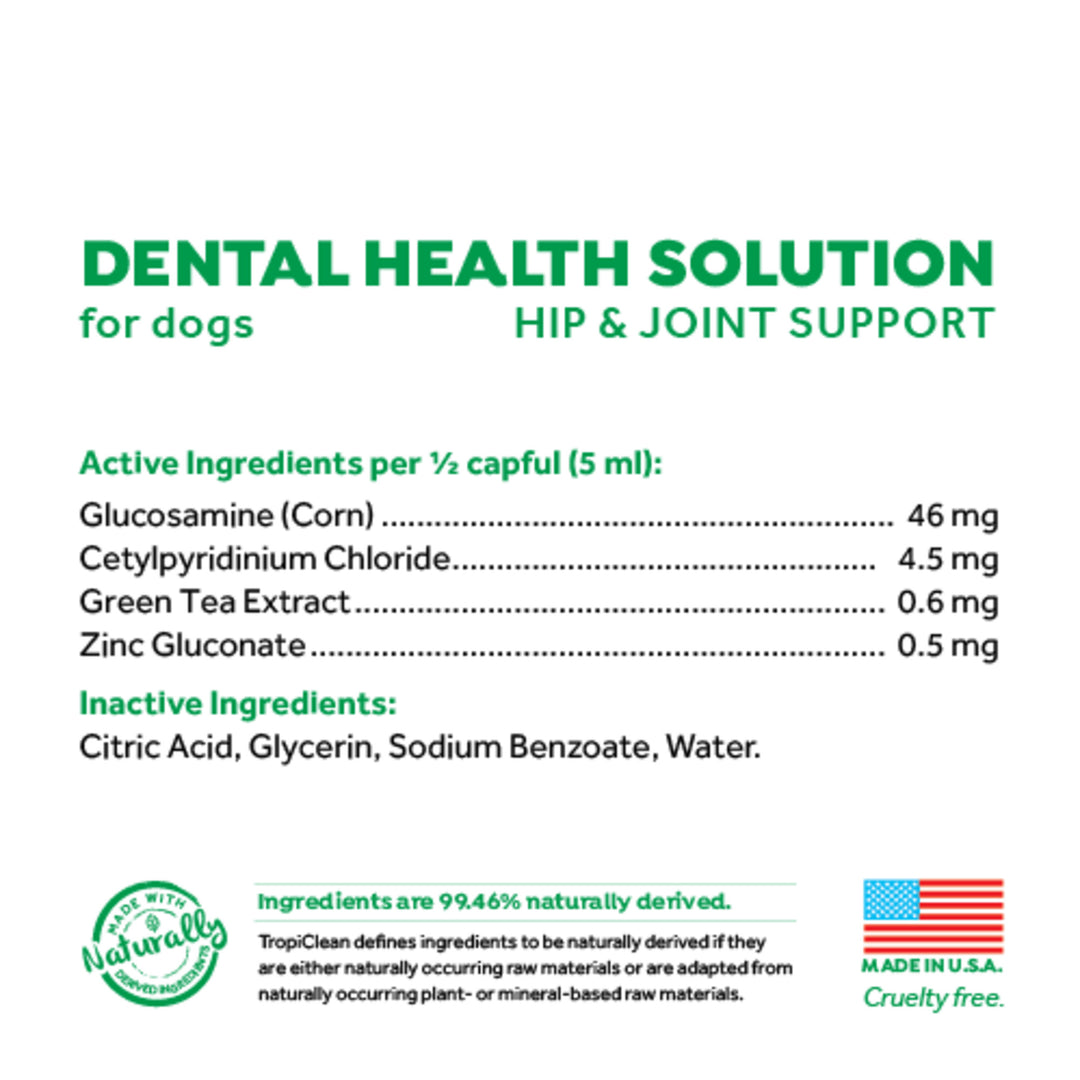 Tropiclean Oral Care Water Additive Hip & Joint 473ml