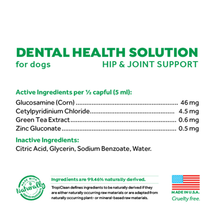 Tropiclean Oral Care Water Additive Hip & Joint 473ml