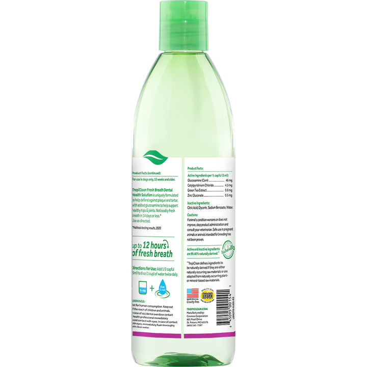 Tropiclean Oral Care Water Additive Hip & Joint 473ml