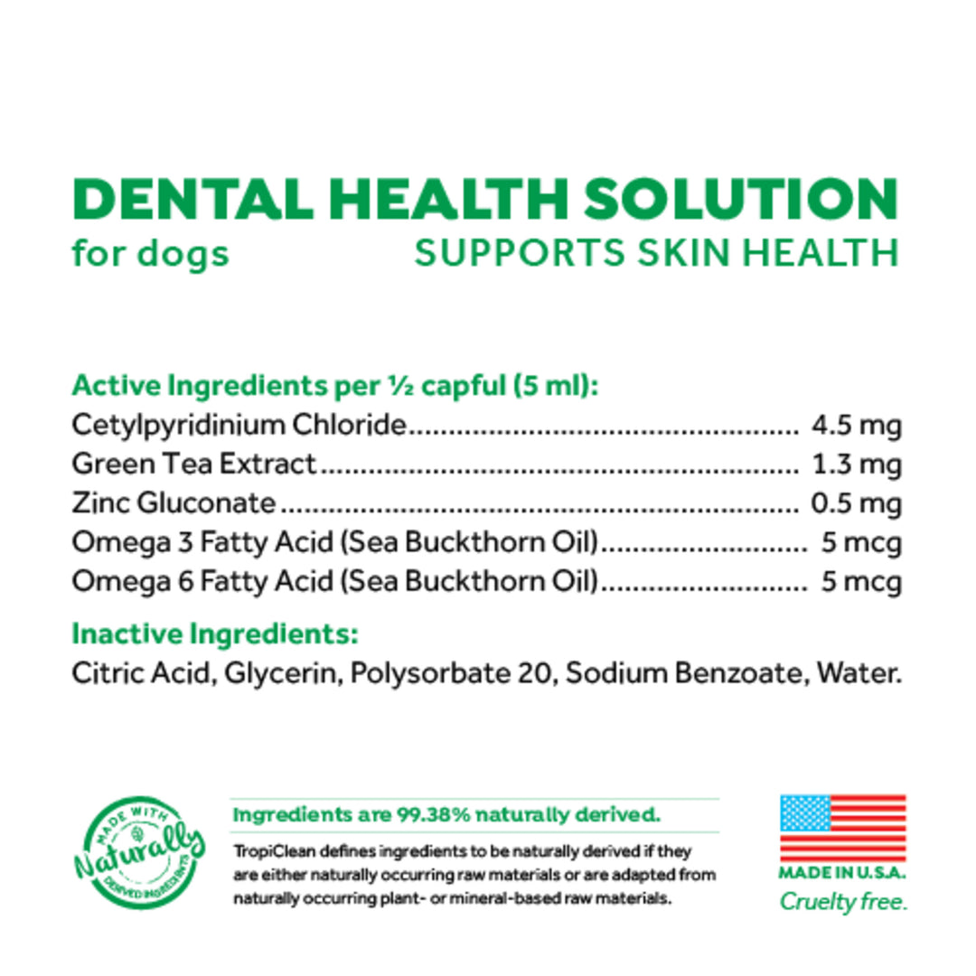 Tropiclean Oral Care Water Additive Skin & Coat 473ml