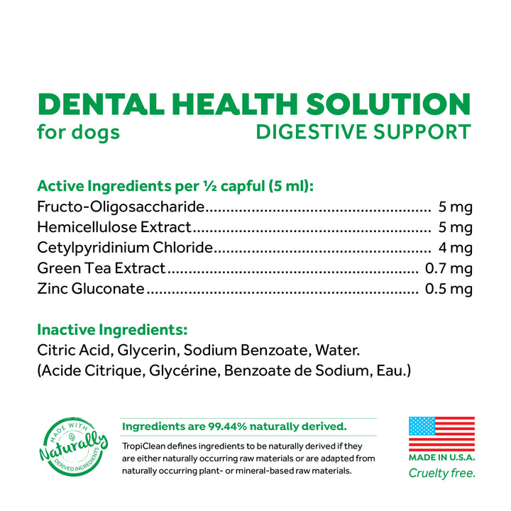 Tropiclean Oral Care Water Additive Digestive 473ml
