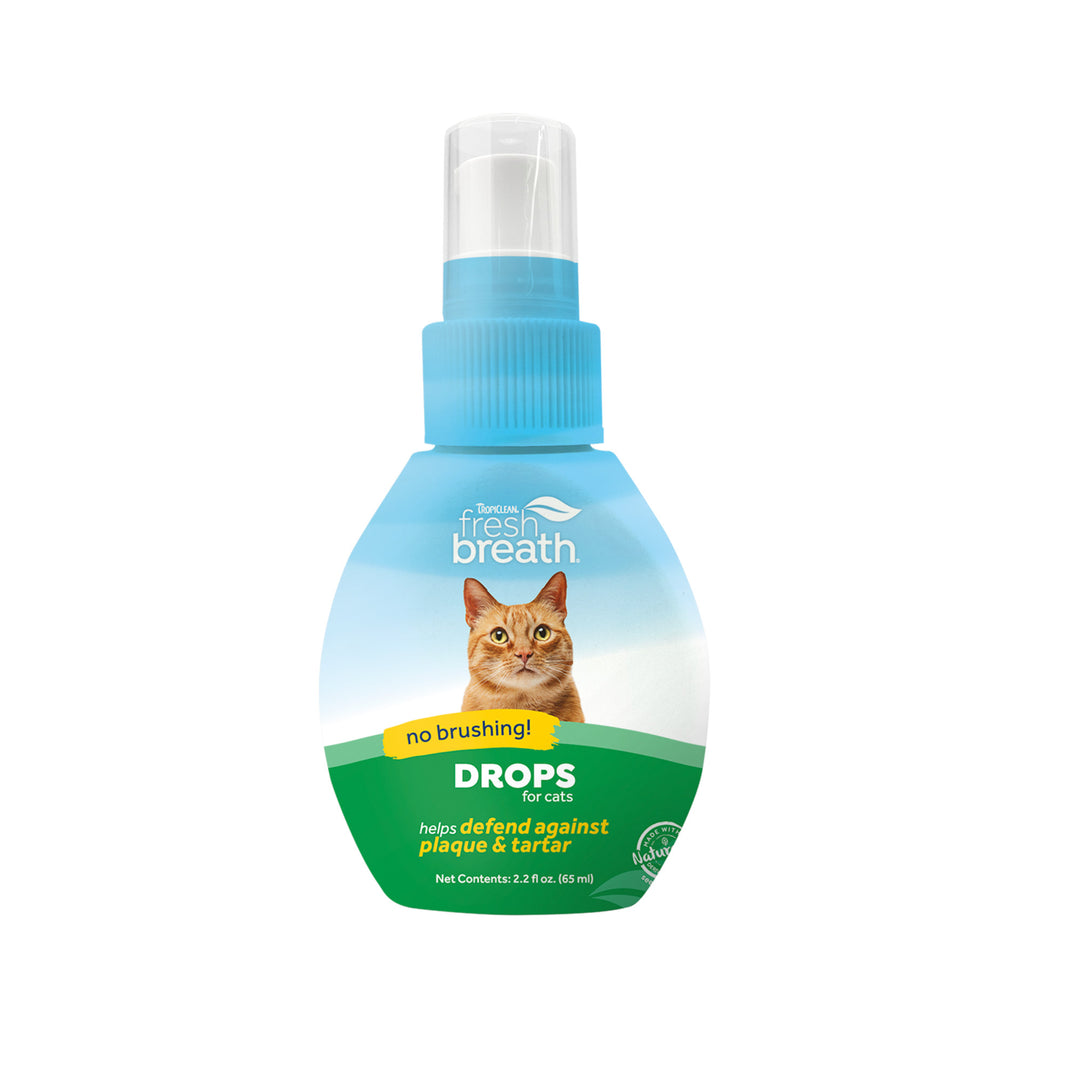 Tropiclean Fresh Breath Drops For Cats 65ml