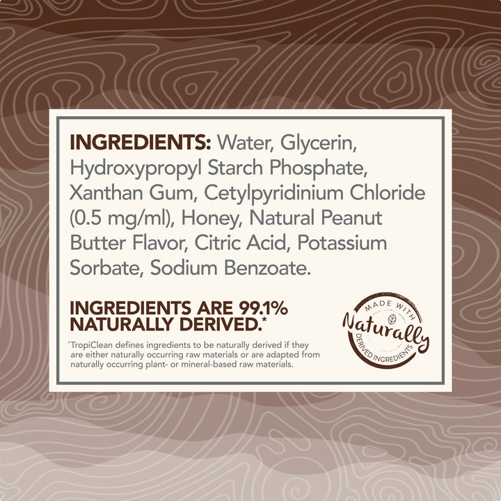 Tropiclean Enticers Teeth Gel Peanut Butter & Honey Flavour 59ml