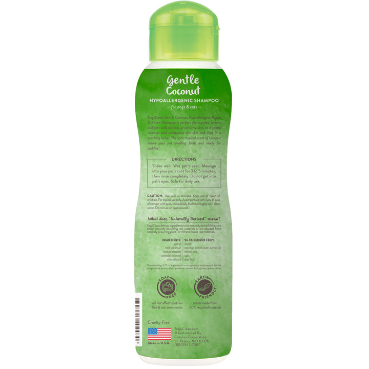 Tropiclean Shampoo Puppy & Kitten Gentle Coconut 355ml