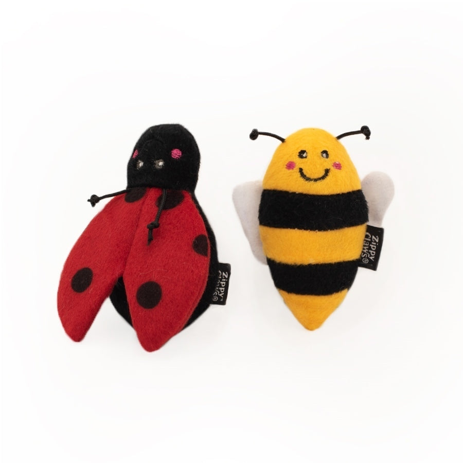 Zippy Claws Ladybug & Bee 2pk
