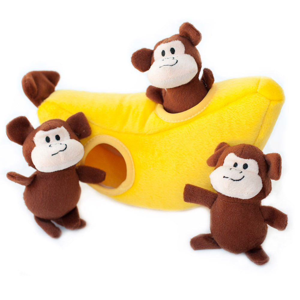 Zippy Paws Burrow Monkey N Banana