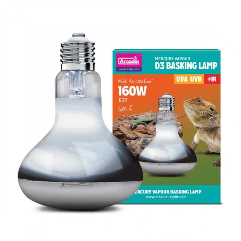 Arcadia D3 Uv Basking Lamp 160w