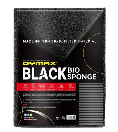 Dymax Bio Sponge Black Large/thick 60cmx45cmx5cm