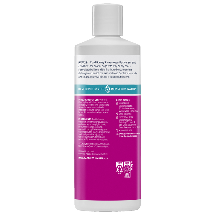 Paw Shampoo 2 In 1 Conditioning 500ml