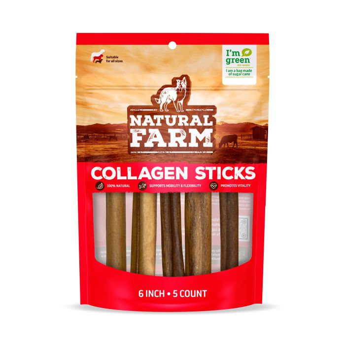 Natural Farm Collagen Sticks 15cm 5pk