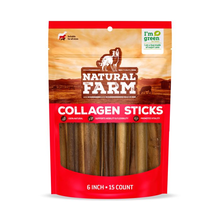 Natural Farm Collagen Sticks 15cm 15pk