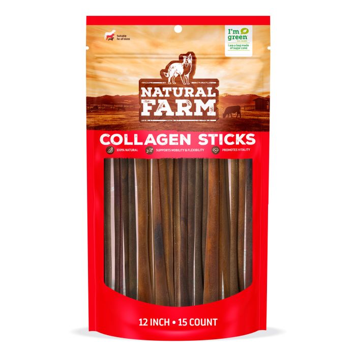 Natural Farm Collagen Sticks 30cm 15pk